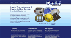 Desktop Screenshot of conletplastics.com