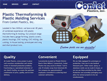 Tablet Screenshot of conletplastics.com